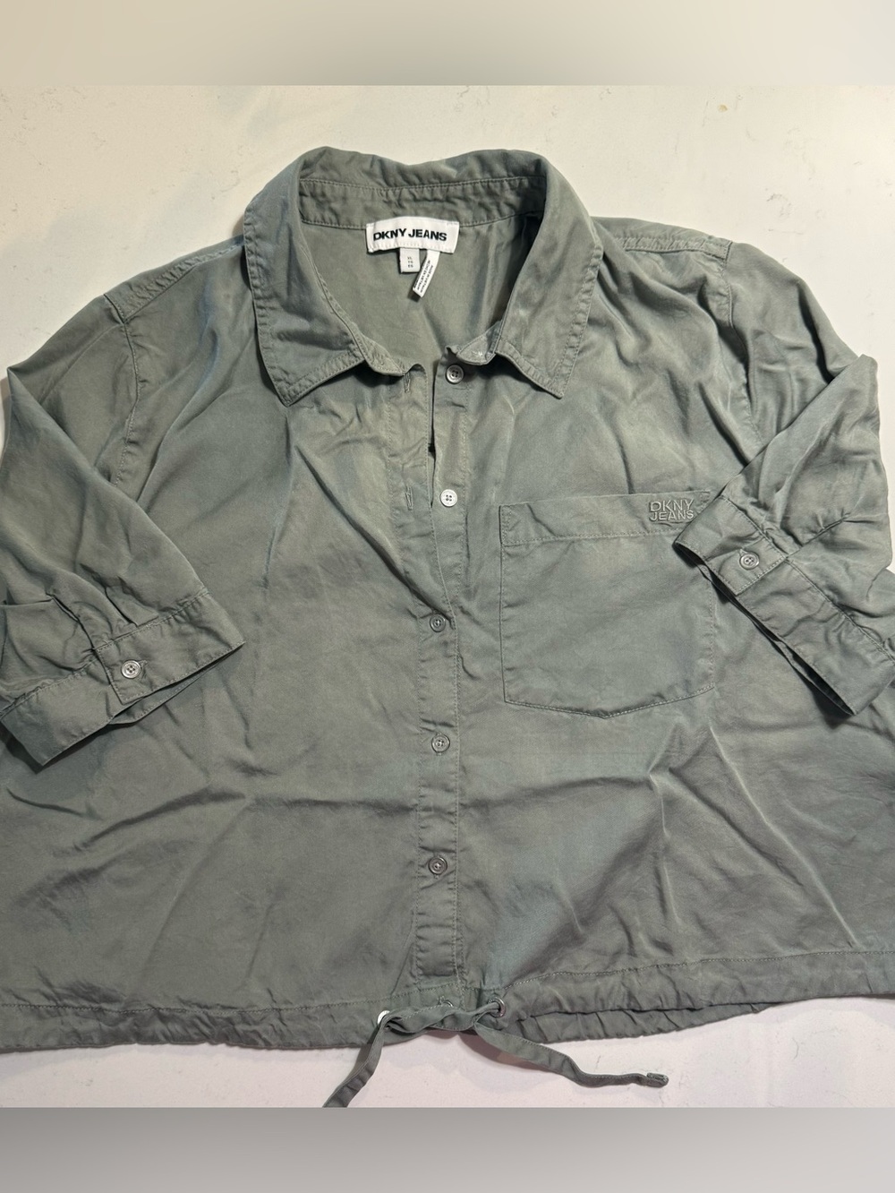 DKNY Women’s olive green - Casual Pocket Style